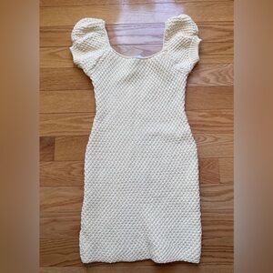 ZARA MINI CROCHET DRESS MELLOW YELLOW
